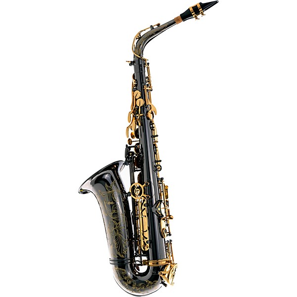 P. Mauriat PMXA-67RBX 20th Anniversary Special Edition Alto Saxophone Outfit Black Nickel Plated Gold Lacquer Keys