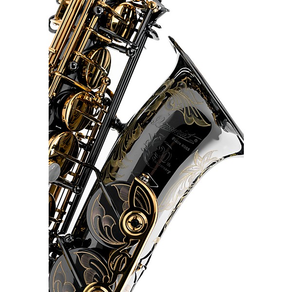 P. Mauriat PMXA-67RBX 20th Anniversary Special Edition Alto Saxophone Outfit Black Nickel Plated Gold Lacquer Keys