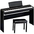 Yamaha - P-125ABLB Digital Piano With Wooden Stand and Bench