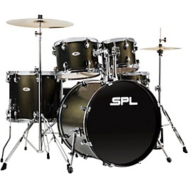 Open Box Sound Percussion Labs 5PC Unity II All In One Drum Set Level 1 Black Onyx Glitter
