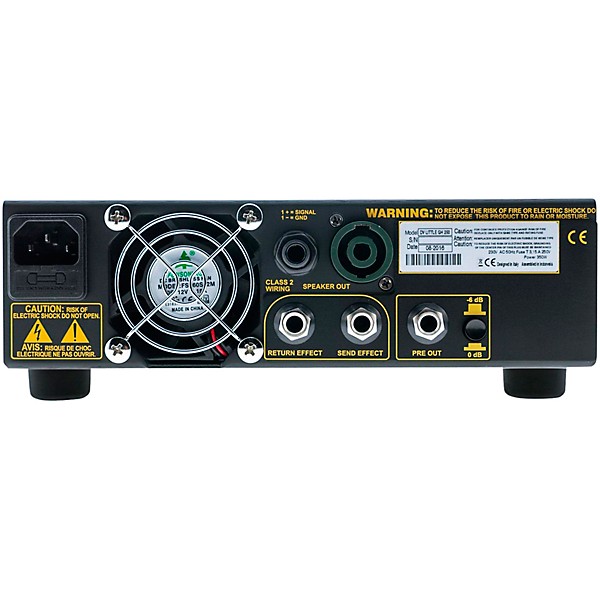 DV Mark Little GH 250 Greg Howe Signature 250W Guitar Amp Head Black