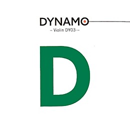 Thomastik Dynamo Series Violin D String 4/4 Size Aluminum Wound, Medium Gauge, Ball End