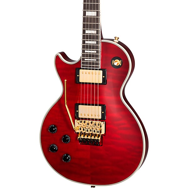 Epiphone Alex Lifeson Les Paul Custom Axcess Left-Handed Electric Guitar Ruby