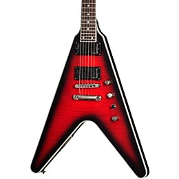 Epiphone Dave Mustaine Flying V Prophecy Electric Guitar Aged Dark Red Burst