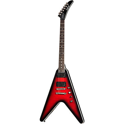 Epiphone Dave Mustaine Flying V Prophecy Electric Guitar Aged Dark Red Burst for sale