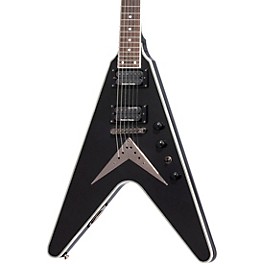 Open Box Epiphone Dave Mustaine Flying V Custom Electric Guitar Level 1 Black Metallic