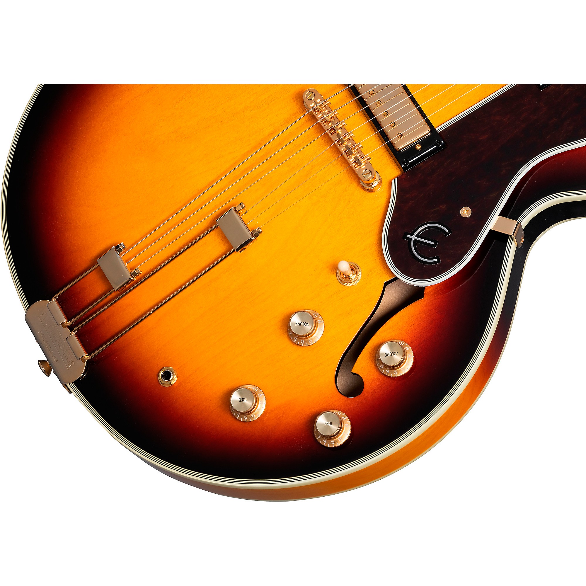 Amazon.com: Epiphone Sheraton Semi Hollow Body, Natural and