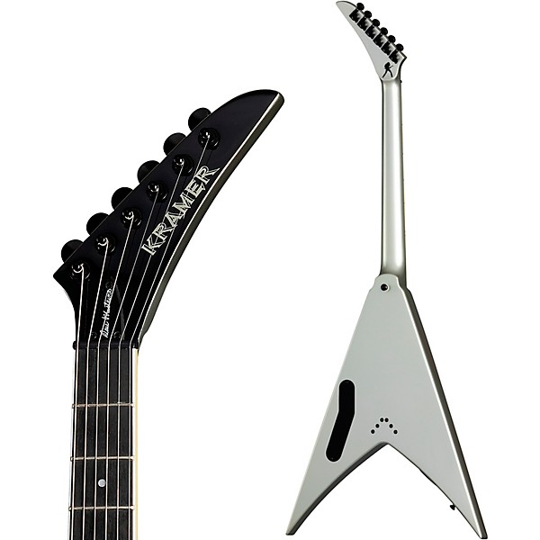 Kramer Dave Mustaine Vanguard Electric Guitar Silver Metallic
