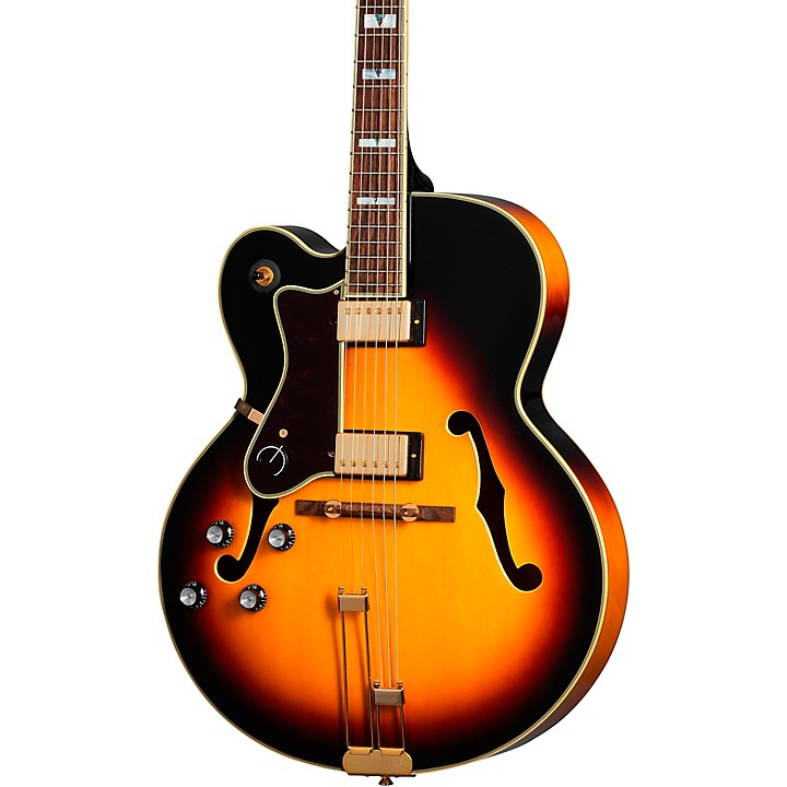 Amazon.com: Epiphone Broadway Archtop Hollowbody, Vintage Sunburst with Gig  Bag : Musical Instruments
