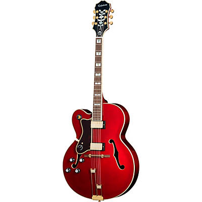 Epiphone Broadway Left-Handed Hollowbody Electric Guitar Wine Red for sale