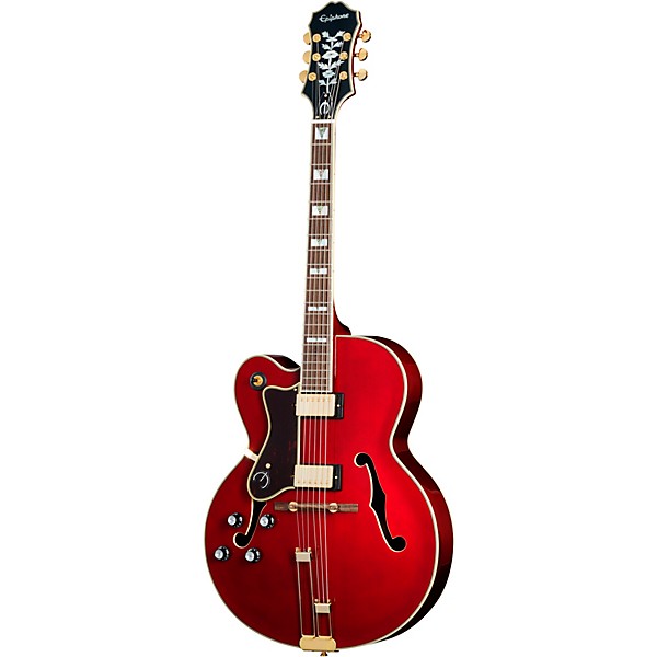Epiphone Broadway Left-Handed Hollowbody Electric Guitar Wine Red