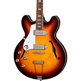 Epiphone Casino Left-Handed Hollowbody Electric Gu... Epiphone Casino Left-Handed Hollowbody Electric Guitar Vintage Sunburst