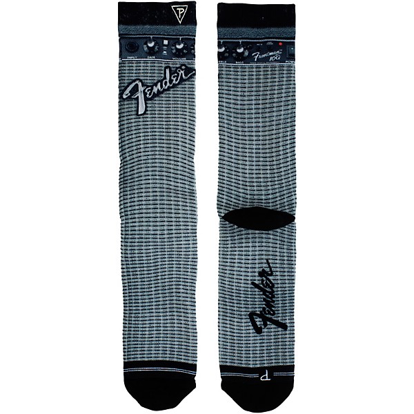 Fender Dye Sublimation Crew Socks Black