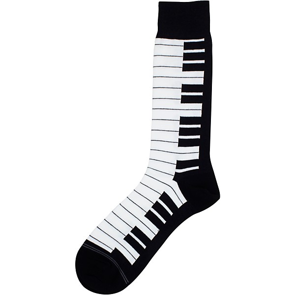 Perri's Keyboard Crew Socks Black