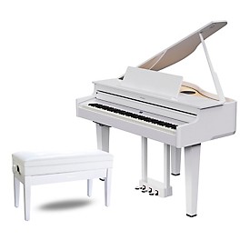 Roland GP-6 Digital Grand Piano With Bench Polished White