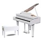 Roland GP-6 Digital Grand Piano With Bench Polished White thumbnail