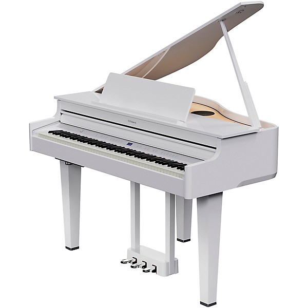 Roland GP-6 Digital Grand Piano With Bench Polished White