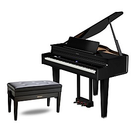 Roland GP-6 Digital Grand Piano With Bench Polished Ebony