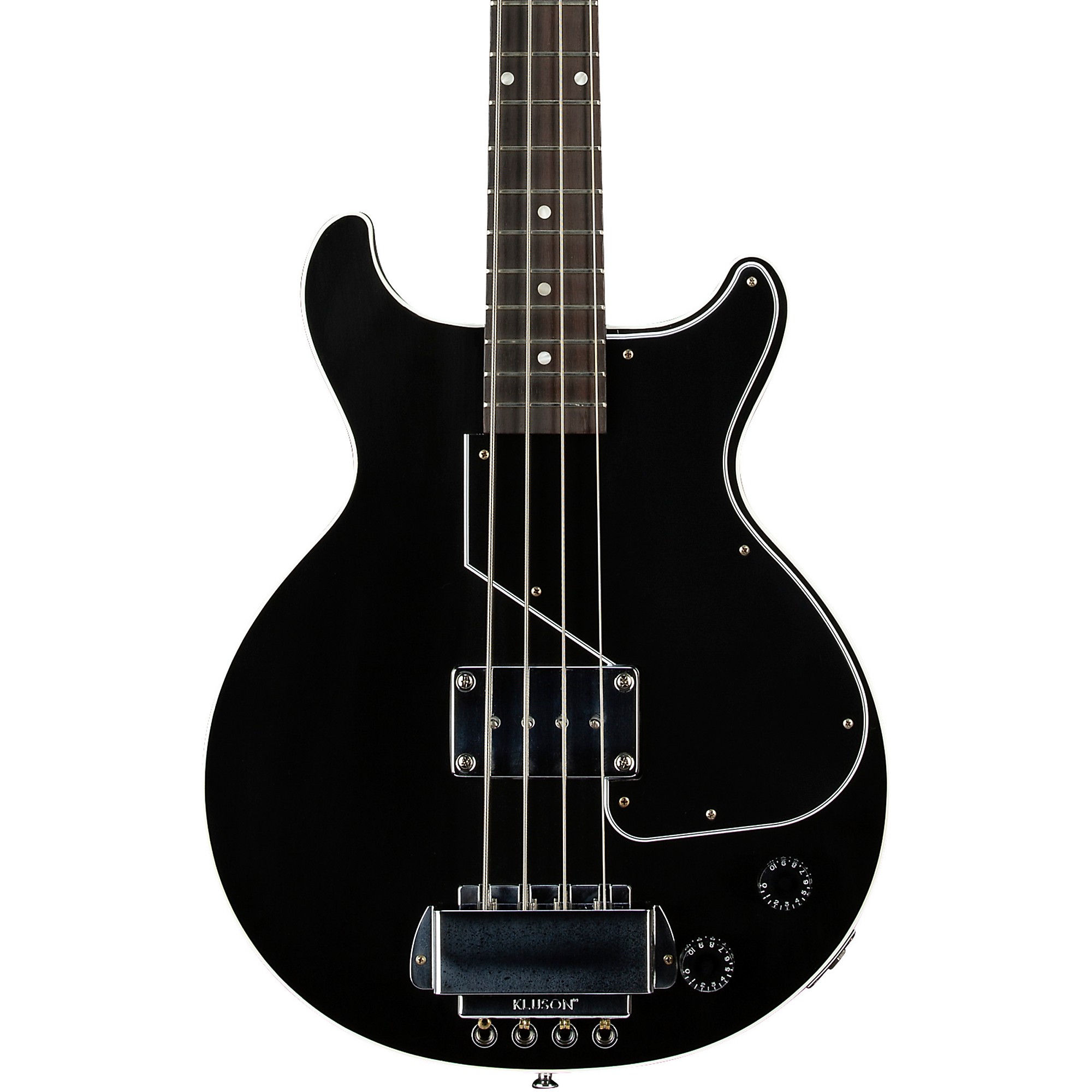 Platinum Gibson Custom Gene Simmons EB-0 Bass Guitar Ebony