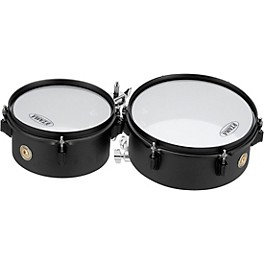 TAMA Metalworks Effect Steel Mini-Tymp... TAMA Metalworks Effect Steel Mini-Tymp With Matte Black Shell Hardware 8 and 10 in.