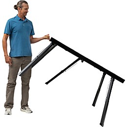 MyStage Portable Stage 4 Stage Decks - 8' x 8' Black