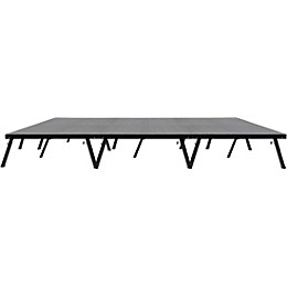 MyStage Portable Stage 6 Stage Decks - 8' x 12' Black