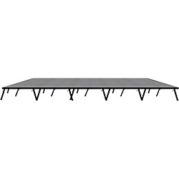 MyStage Portable Stage 15 Stage Decks - 12' x 20' Black