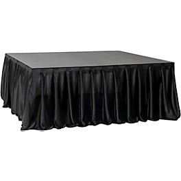 MyStage 1 Skirting 16' x 2.5' Velcro Adhesive Black