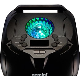 Gemini GPLT-360 360 Portable Bluetooth Speaker With LED Party Lighting