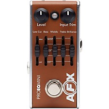 Fishman AFX AcoustiVerb Reverb Effects Pedal Red | Guitar Center