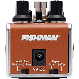 Fishman AFX Pro EQ Mini Acoustic Preamp & EQ Effects Pedal Brown
