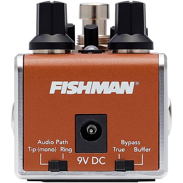 Fishman AFX Pro EQ Mini Acoustic Preamp & EQ Effects Pedal Brown