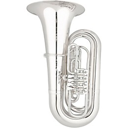 Eastman EBB825G Professional Series BBb Tuba - Silver plated Gold Brass Bell