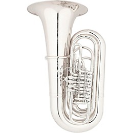 Eastman EBB825VG Professional Series BBb Tuba - Silver plated Gold Brass Bell