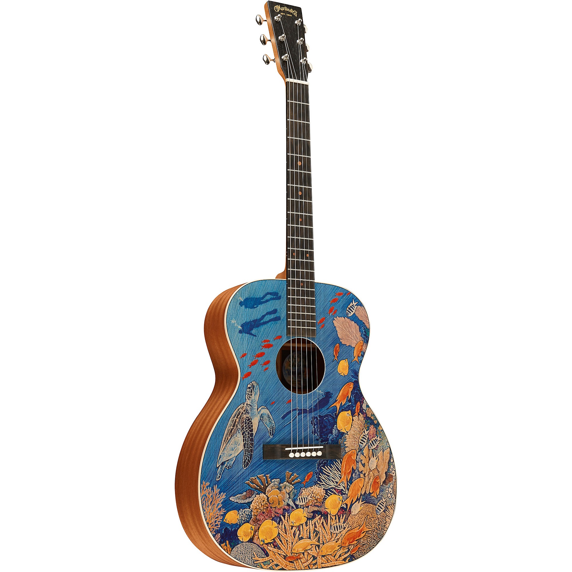 Platinum Martin OM Biosphere Acoustic Guitar Ocean | Guitar Center