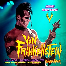 Von Frankenstein Monster Gear Nickel Plated Electric Guitar Strings Heavy (12-60)