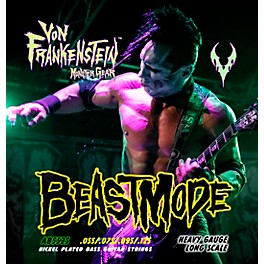 Von Frankenstein Monster Gear BeastMode ... Von Frankenstein Monster Gear BeastMode Nickel Plated Bass Strings Heavy (55-125)