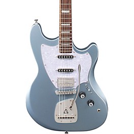 Guild Surflin... Guild Surfliner Deluxe Solidbody Electric Guitar With Guild Floating Vibrato Tailpiece Glacier Blue Metallic