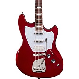 Guild Surflin... Guild Surfliner Deluxe Solidbody Electric Guitar With Guild Floating Vibrato Tailpiece Scarlett Red Metallic