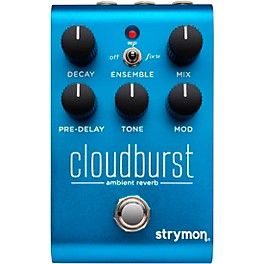 Strymon Cloudburst Ambient Reverb Effects Pedal Blue