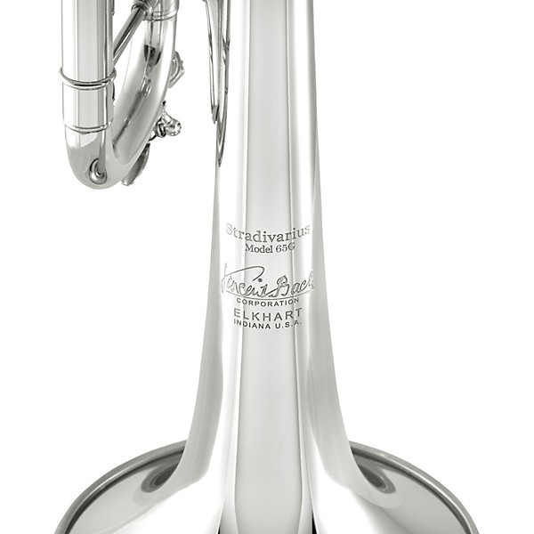 Bach 190 Stradivarius 65 Bell Dual Bore Series Professional Bb Trumpet Silver plated Gold Brass Bell