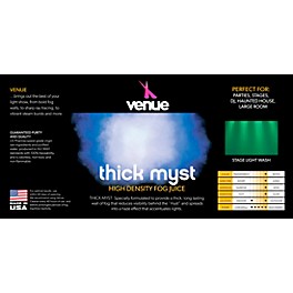 Venue Thick Myst High Density Fog Juice 5 Gallon