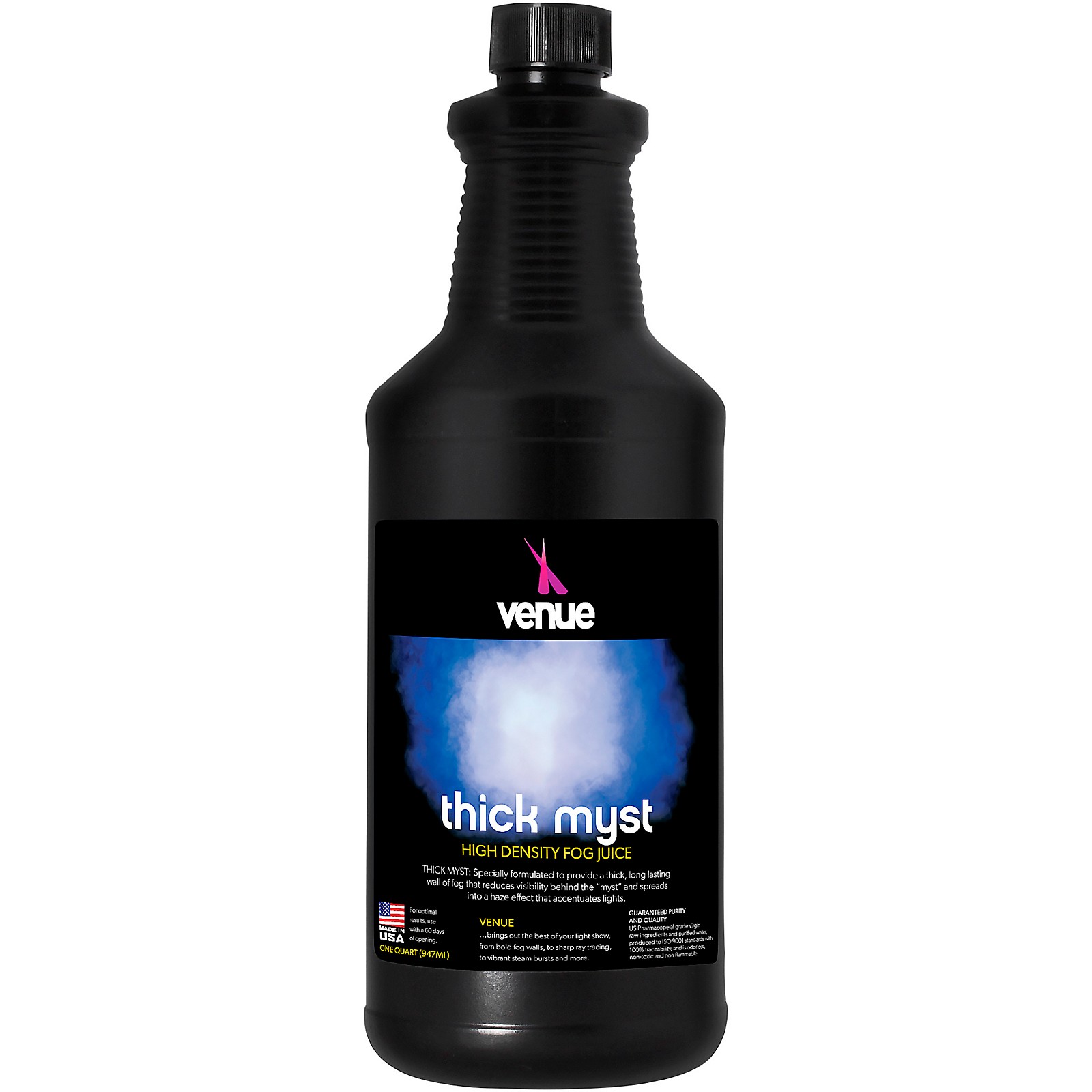 Venue Thick Myst High Density Fog Juice 1 Quart Guitar Center