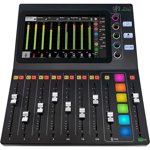 Open Box Mackie DLZ Creator Adaptive Digital Mixer for Podcasting and Streaming Level 1