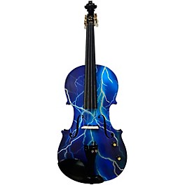 Rozanna's Violins Electro Blue Lightning Series Violin Outfit 4/4