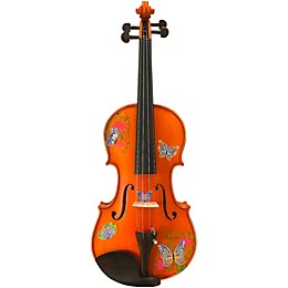 Rozanna's Violins Butterfly Dream Bejeweled Series Violin Outfit 4/4