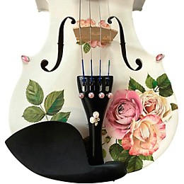 Open Box Rozanna's Violins Rose Delight Violin Outfit with Carbon Fiber Bow Level 1 4/4