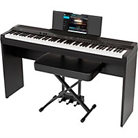 Williams Allegro IV In-Home Pack Digital Piano With Stand, Bench & Piano-Style Pedal Black