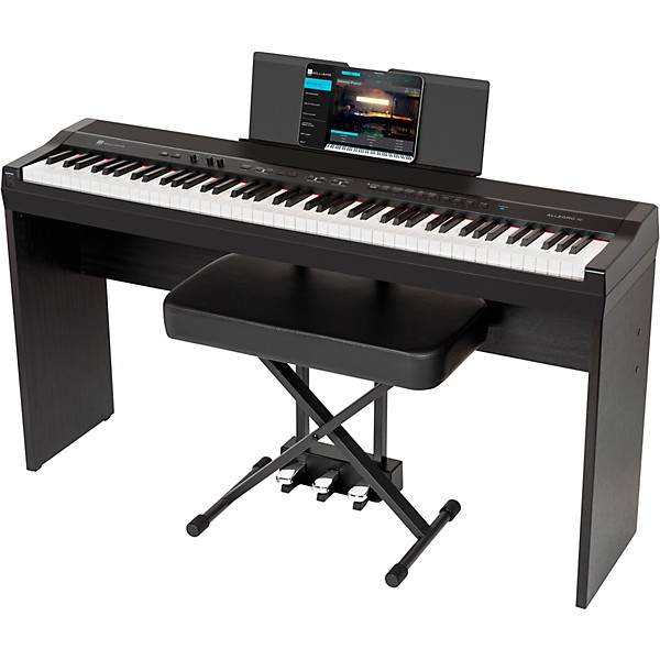 Open Box Williams Allegro IV Digital Piano with Stand, Bench and Piano-Style Pedal Level 1 Black