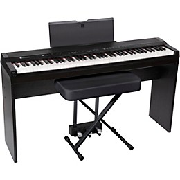 Williams Allegro IV In-Home Pack Digital Piano With Stand, Bench & Piano-Style Pedal Black